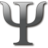 Herkunft: Das Psi (Ψ,ψ) ist der 23. Buchstabe des griechischen Alphabets. Das Ψ ist der Anfangsbuchstabe altgriechisch ψυχή (psychē) → griech. "Seele, Verstand, Gemüt".  